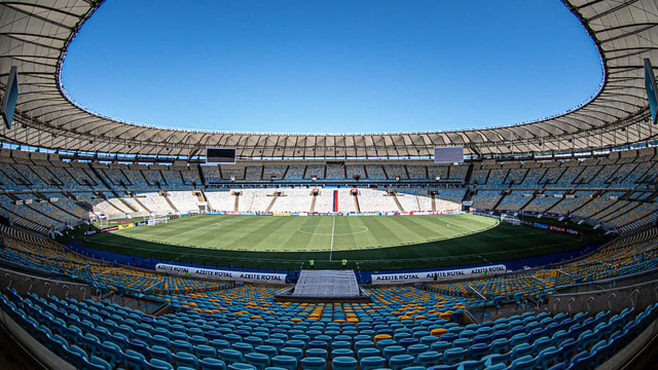 Estádio do Maracanã visto das arquibancadas